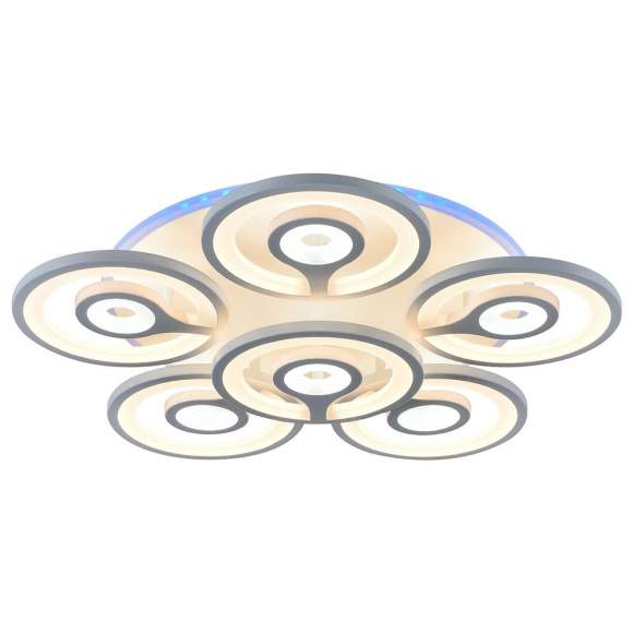 Светодиодная люстра с ПДУ Profit Light 8070/5+1 WHT 168W+11W RGB Светодиодная люстра с ПДУ Profit Light 8070/5+1 WHT 168W+11W RGB