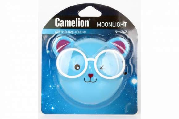 NL-242 ''Медведи очкарики'' LED ночник Camelion 13817