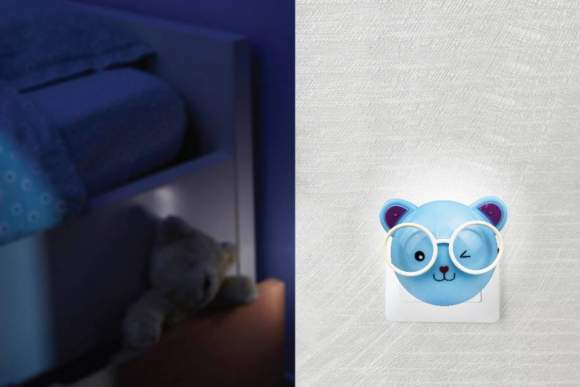 NL-242 ''Медведи очкарики'' LED ночник Camelion 13817