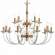 Подвесная люстра с хрусталем Glass Stilfort 1050/03/15P