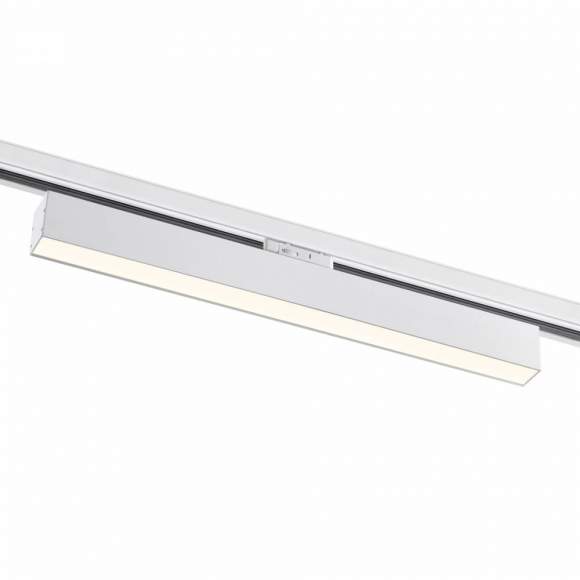 Трехфазный LED светильник 30W 4000К для трека Iter Novotech 358856 Трехфазный LED светильник 30W 4000К для трека Iter Novotech 358856