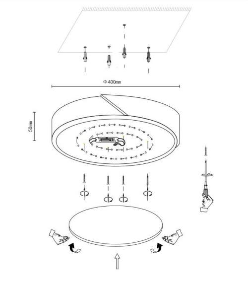 Потолочный светильник Velante 445-227-01