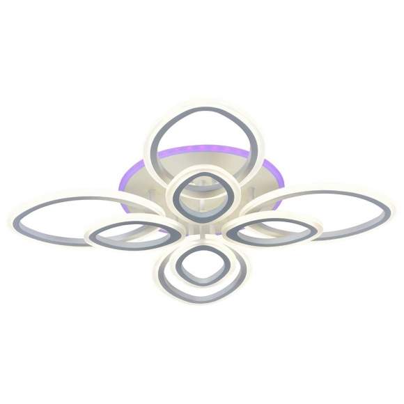 Светодиодная диммируемая люстра с ПДУ Profit Light 8055/4+4 WHT Светодиодная диммируемая люстра с ПДУ Profit Light 8055/4+4 WHT