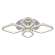 Светодиодная диммируемая люстра с ПДУ Profit Light 8044/2+2 CHR 160W+8W RGB