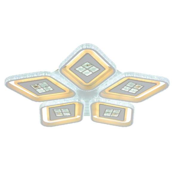 Светодиодная диммируемая люстра с ПДУ Profit Light 8054/5 WHT 270W Светодиодная диммируемая люстра с ПДУ Profit Light 8054/5 WHT 270W