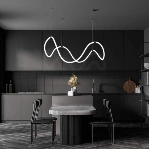 Подвесной светодиодный светильник Eurosvet 90288/1 черный (a061898)