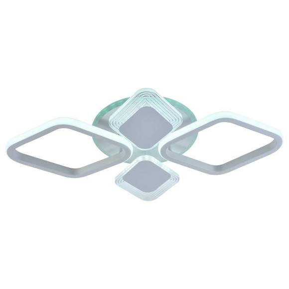 Светодиодная диммируемая люстра с ПДУ Profit Light 5893/2+2 WHT 72W+6,5W RGB Светодиодная диммируемая люстра с ПДУ Profit Light 5893/2+2 WHT 72W+6,5W RGB