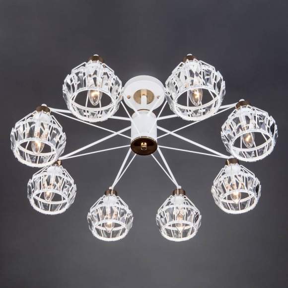 Потолочная люстра Eurosvet 70075/8 белый Потолочная люстра Eurosvet 70075/8 белый