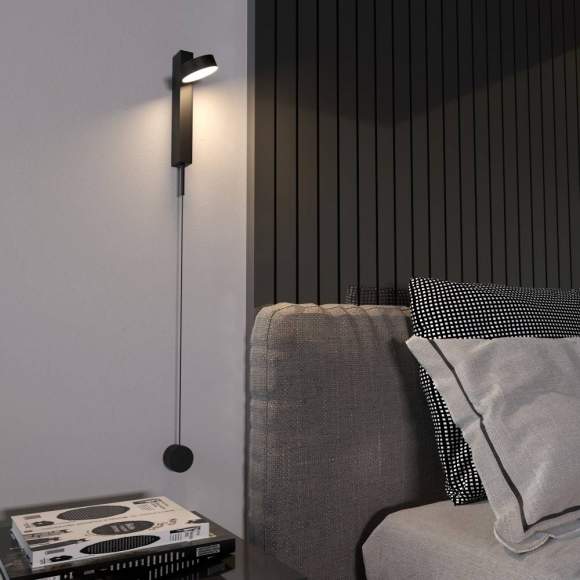 Настенный светодиодный диммируемый светильник Elektrostandard Orco LED 40112/LED черный (a057590)