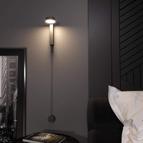 Настенный светодиодный диммируемый светильник Elektrostandard Orco LED 40112/LED черный (a057590)