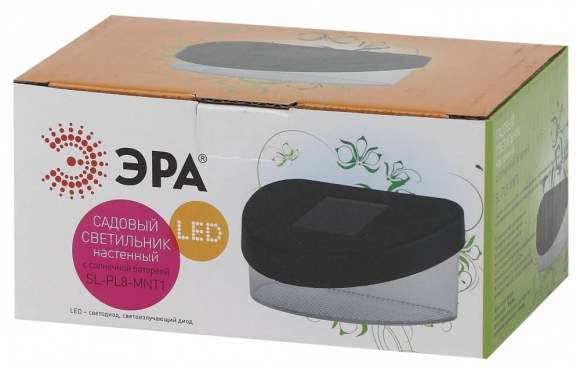 Светильник на солнечных батареях ЭРА SL-PL8-MNT1