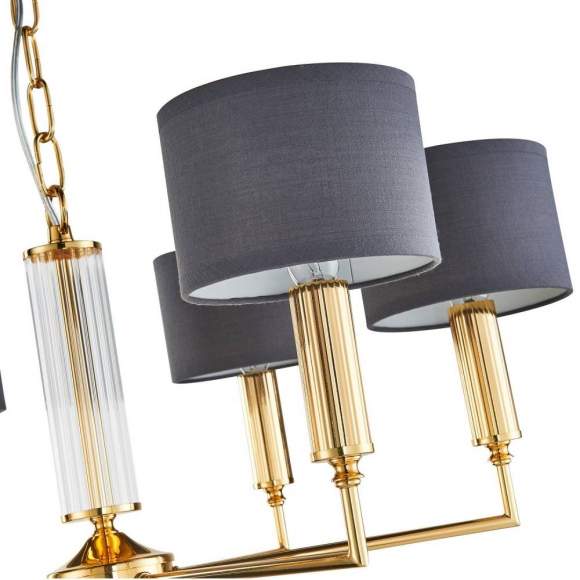 Подвесная люстра с лампочками Favourite Laciness 2609-6P+Lamps E14 Свеча