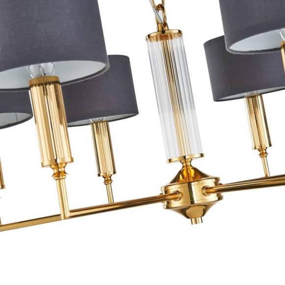 Подвесная люстра с лампочками Favourite Laciness 2609-6P+Lamps E14 Свеча