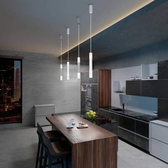 Подвесной светодиодный светильник Eurosvet Axel 50210/1 LED белый (a054207)