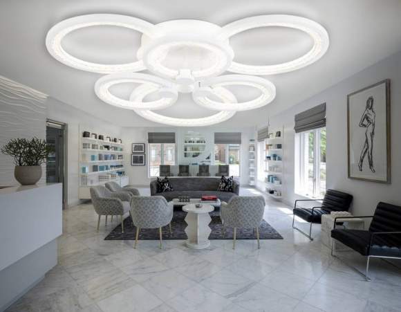 Потолочная диммируемая люстра с пультом ДУ Ambrella light Original FA4085 Потолочная диммируемая люстра с пультом ДУ Ambrella light Original FA4085