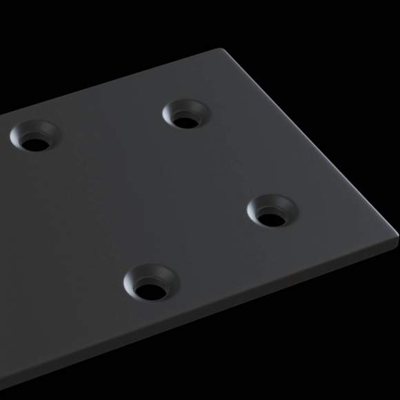 Заглушка для накладного магнитного шинопровода Maytoni Accessories for tracks TRA004EC-21B