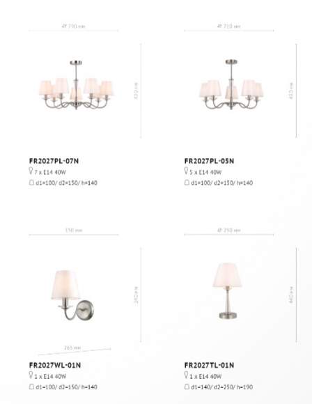 Люстра на штанге Freya Osborn FR2027PL-03N