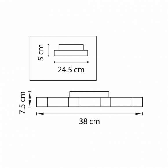 750071 (MX13003032-7А) Люстра потолочная светодиодная Lightstar Favo