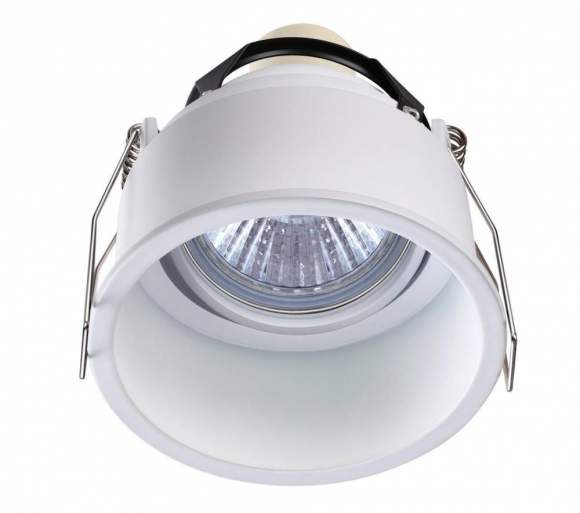 Встраиваемый светильник с лампочкой Novotech Cloud 370563+Lamps Gu10 Встраиваемый светильник с лампочкой Novotech Cloud 370563+Lamps Gu10