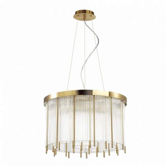 Подвесная люстра с лампочками Odeon Light York 4788/7+Lamps E14 Свеча