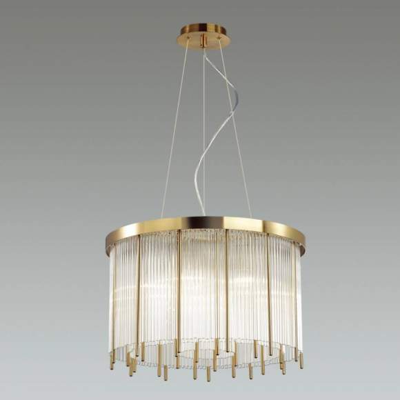 Подвесная люстра с лампочками Odeon Light York 4788/7+Lamps E14 Свеча