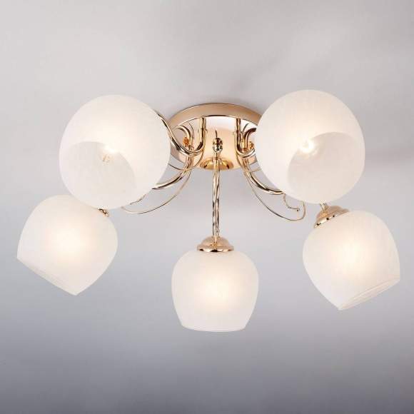 30138/5 золото Потолочная люстра ЕВРОСВЕТ Wendy