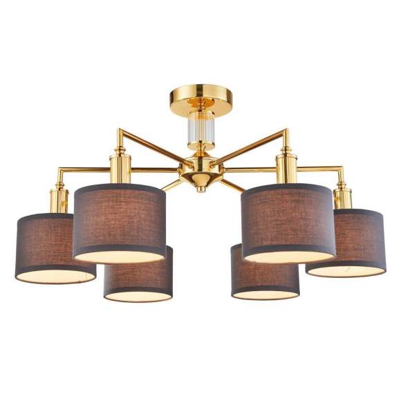 Потолочная люстра с лампочками Favourite Laciness 2612-6P+Lamps E14 Свеча Потолочная люстра с лампочками Favourite Laciness 2612-6P+Lamps E14 Свеча