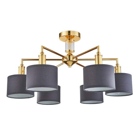 Потолочная люстра с лампочками Favourite Laciness 2612-6P+Lamps E14 Свеча Потолочная люстра с лампочками Favourite Laciness 2612-6P+Lamps E14 Свеча