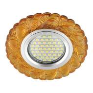 Встраиваемый светильник с подсветкой Fametto Luciole DLS-L147 Gu5.3 Glassy/Gold UL-00003897
