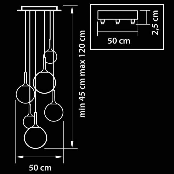 813063 Подвесная люстра LightStar GLOBO 813063 Подвесная люстра LightStar GLOBO