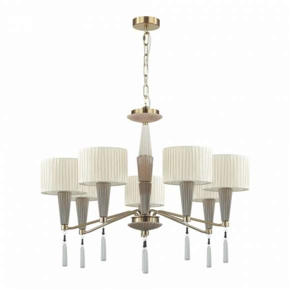 Подвесная люстра Odeon Latte с лампочками 5403/7+Lamps E14 Свеча