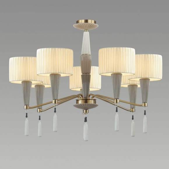 Подвесная люстра Odeon Latte с лампочками 5403/7+Lamps E14 Свеча