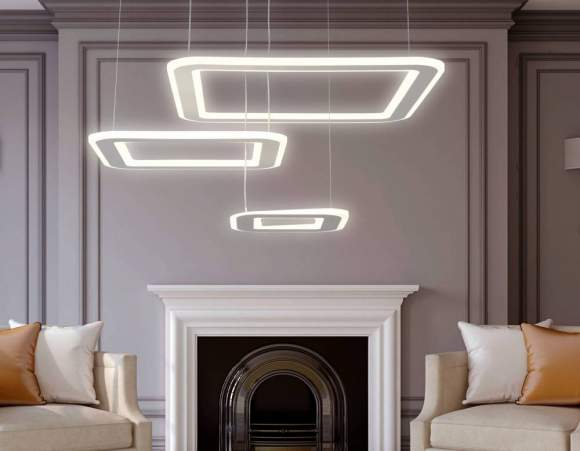 Подвесная диммируемая люстра с пультом ДУ Ambrella light Acrylica FA4329 Подвесная диммируемая люстра с пультом ДУ Ambrella light Acrylica FA4329