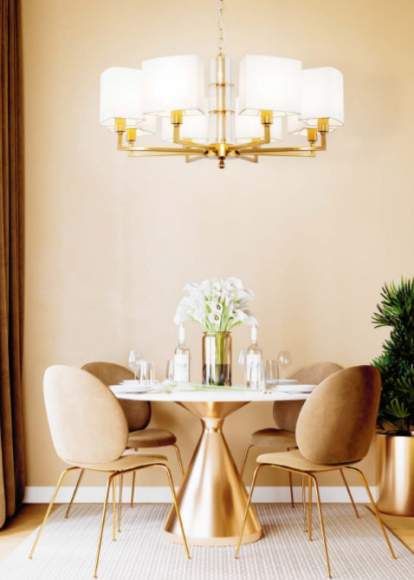 Подвесная люстра Maytoni Metropolitan H015PL-08G