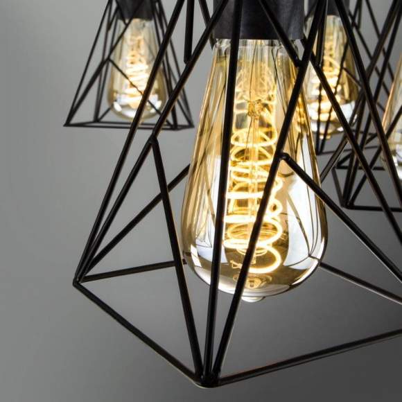 70107/5 черный черный Потолочная люстра Eurosvet Trappola a044747