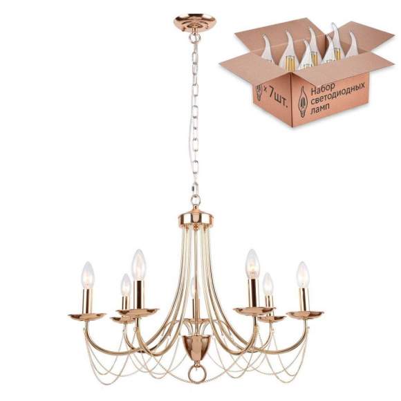 Люстра с лампочками F-Promo Plini 2591-7P+Lamps Люстра с лампочками F-Promo Plini 2591-7P+Lamps