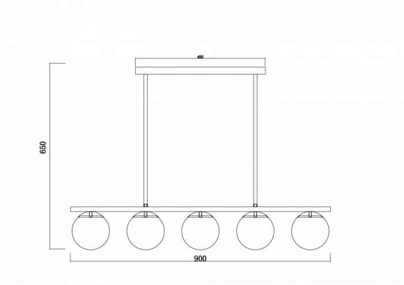 Подвесной светильник Zing Freya FR5199PL-05BS Подвесной светильник Zing Freya FR5199PL-05BS