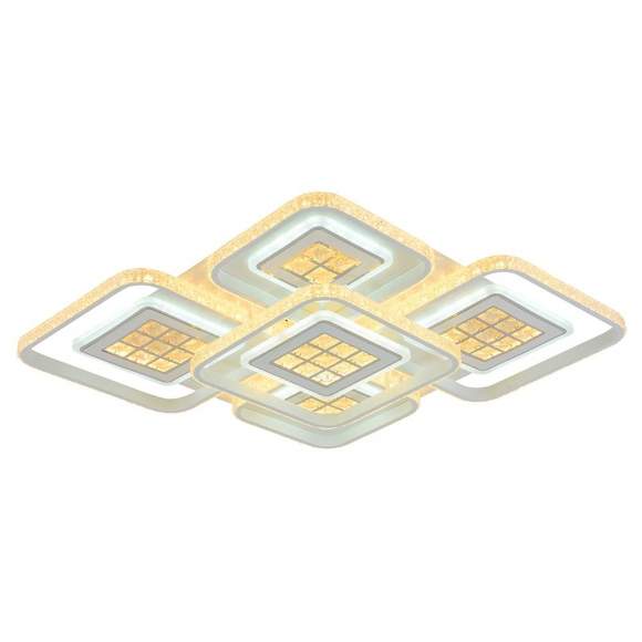 Светодиодная диммируемая люстра с ПДУ Profit Light 8051/4+1 WHT A 334W