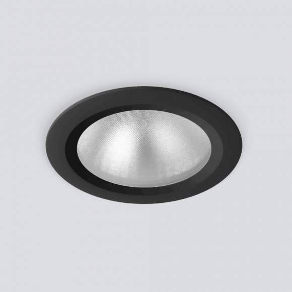 Встраиваемый влагозащищенный светильник Elektrostandard 35128/U черный (a058922)