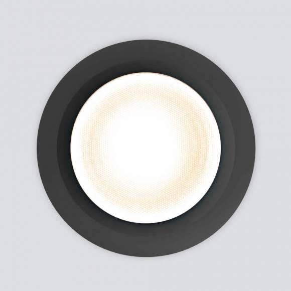 Встраиваемый влагозащищенный светильник Elektrostandard 35128/U черный (a058922)