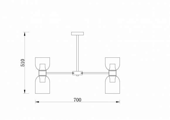 Люстра на штанге Freya Savia FR5203PL-10CH