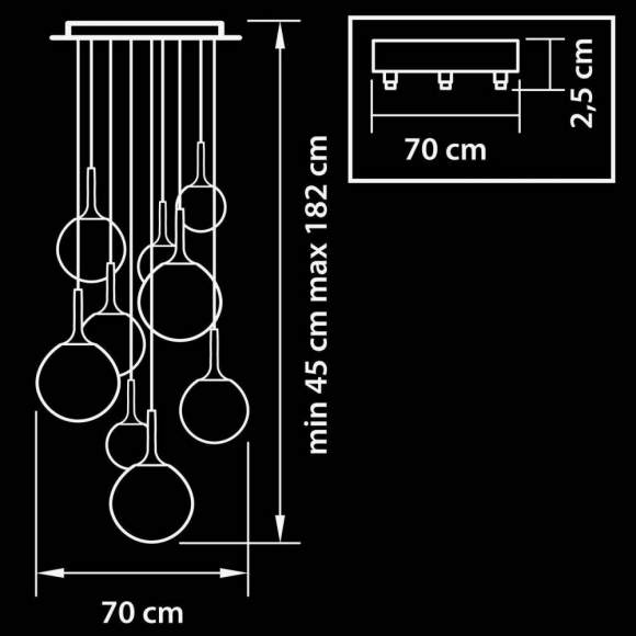 813092 Подвесная люстра LightStar GLOBO