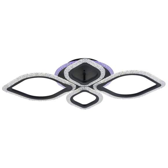 Светодиодная диммируемая люстра с ПДУ Profit Light 8018/2+2 GRP 76W+7W RGB