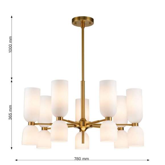 Подвесная люстра с лампочками Favourite Amusing 2876-7P+Lamps E14 P45 Подвесная люстра с лампочками Favourite Amusing 2876-7P+Lamps E14 P45