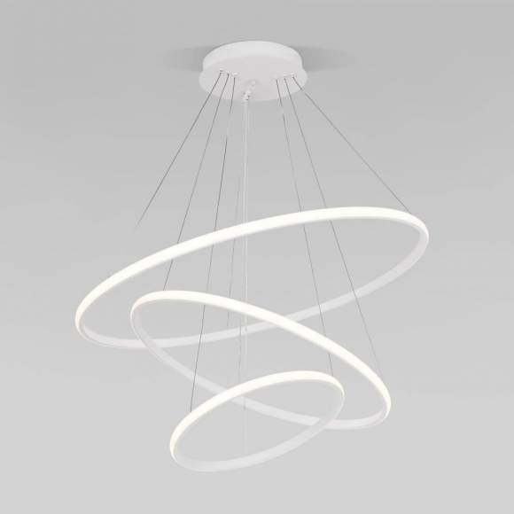 Подвесная люстра с пультом ДУ Eurosvet Collars 90264/3 белый