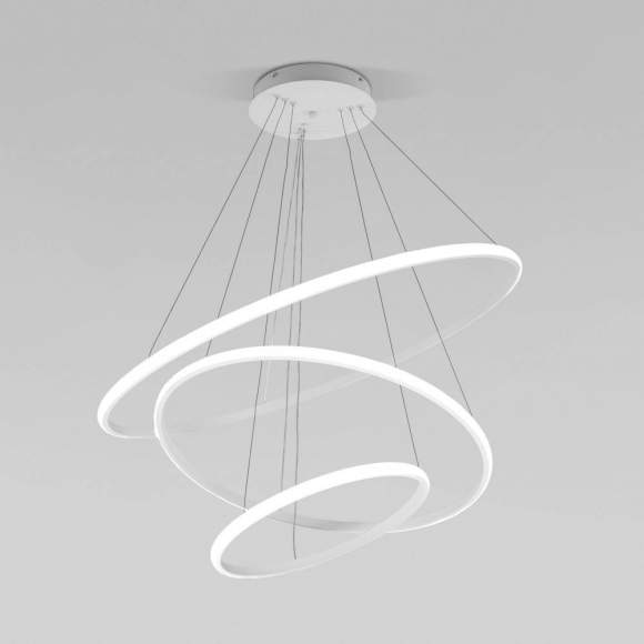 Подвесная люстра с пультом ДУ Eurosvet Collars 90264/3 белый