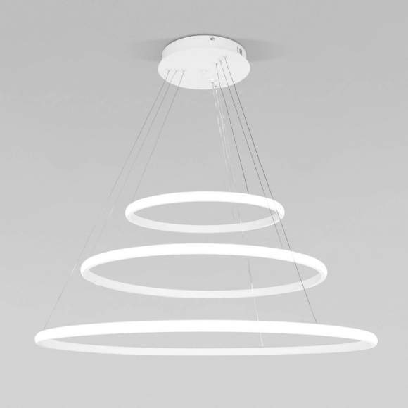 Подвесная люстра с пультом ДУ Eurosvet Collars 90264/3 белый