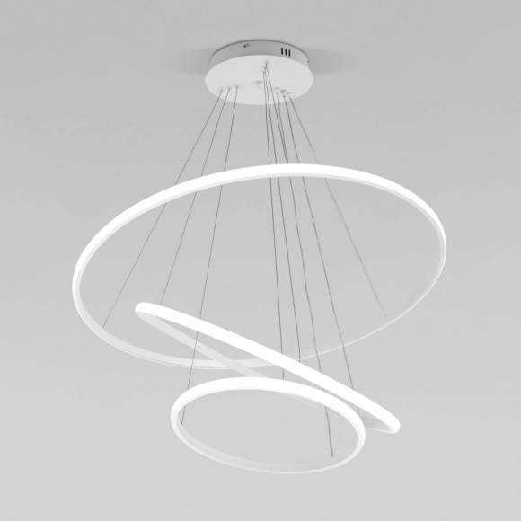 Подвесная люстра с пультом ДУ Eurosvet Collars 90264/3 белый