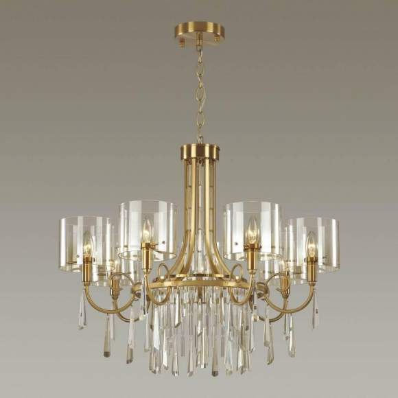 Потолочная люстра Odeon Nicole с лампочками 4886/7+Lamps E14 Свеча