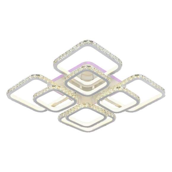 Светодиодная люстра с пультом д/у Profit Light 8010/4+4 WHT